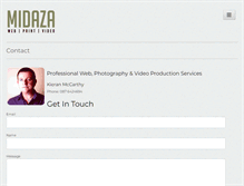 Tablet Screenshot of midaza.com